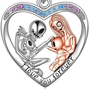 ** LIMITED REMAINING ** 18k Disney Nightmare Before Christmas Pendant Necklace